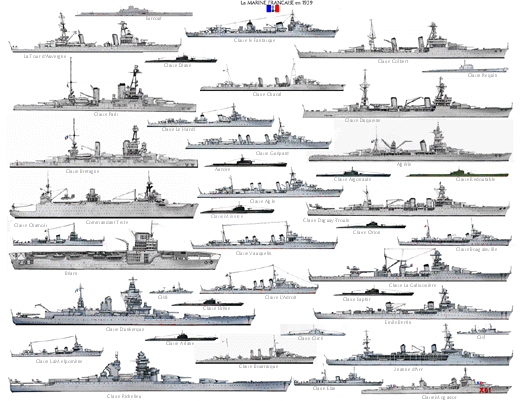 Flotte Francaise en 1939